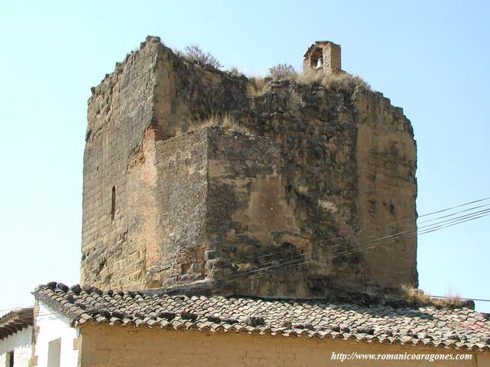 VISTA NORESTE ANTES DE LA RESTAURACIÓN
